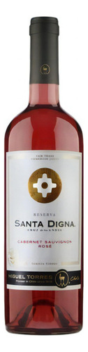 Vino Rosado Santa Digna Miguel Torres Cabernet Botella 750 Ml