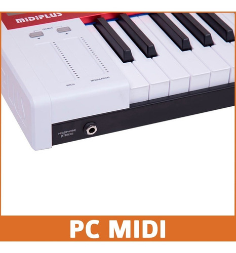 Imagen 4 de 9 de Teclado Piano Midiplus X6 Pro 61 Teclas Sensitivo Sonidos