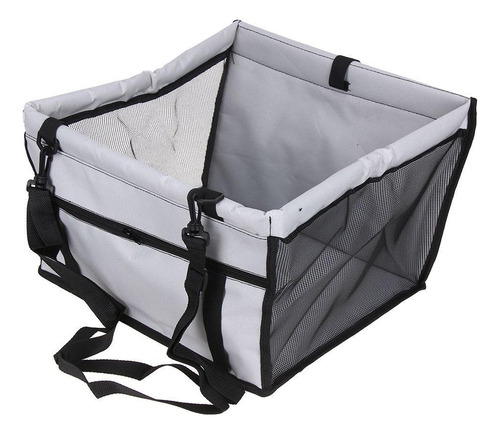 Asiento para mascotas para perros y gatos de hasta 10 kg, uso en el asiento trasero del coche