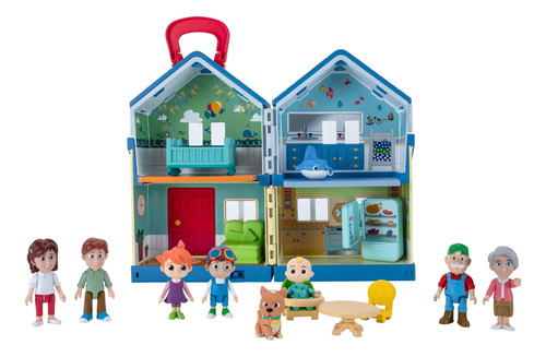 Cocomelon Deluxe Family House Playset Con Música Y Sonidos -