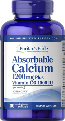 Absorbable Calcium 1200 Mg Vitamin - Unidad a $480