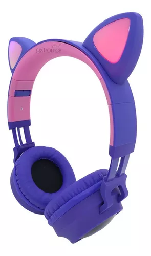 Auriculares Bluetooth plegables para niños con limitación de volumen  inalámbrico/con cable estéreo en la oreja HD con tarjeta SD, radio FM,  micrófono