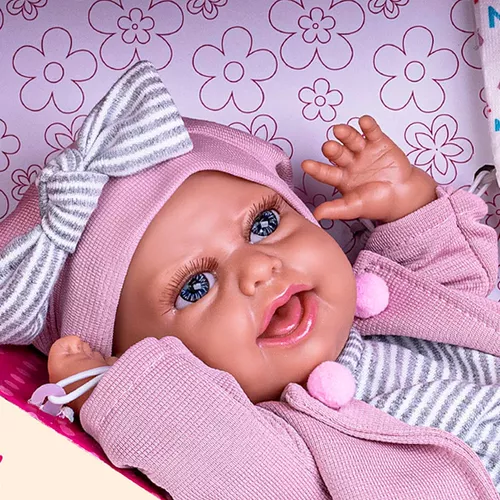 Boneca Reborn Bebê Realista Menina Mais