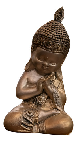 Buda Protección Platiado Decorativo Adorno Campoamor Deco