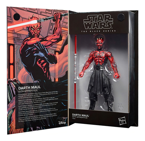 Figura De Acción Star Wars The Black Series Darth Maul +3