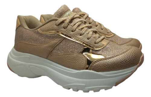Zapatilla Dama Anca & Co Brisa Plataforma Brillos