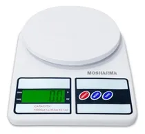 Comprar Balanza Digital 10kg Mosharma Alimentos Cocina Multiuso Presición Portatil Electronica Tara Hogar Capacidad Máxima 10 Kg Color Blanco
