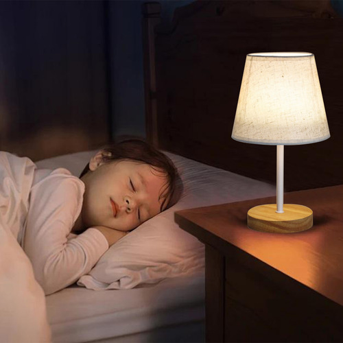 Lámpara De Mesa E Para Dormitorio, Mesita De Noche Regulable