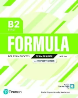 Formula B2 First - Exam Trainer + Interactive E-book With Key + Digital Resources & App ., De Edwards, Lynda. Editorial Pearson, Tapa Blanda En Inglés Internacional, 2021