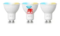 Comprar Focos Didroicos Led Inteligente Wi-fi 220v 3 Pack Nexxt