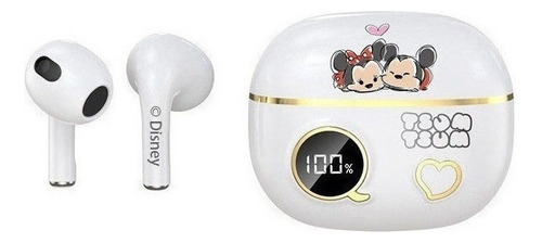 Auriculares Bluetooth Tws Mickey Headphones Con Entrada De M