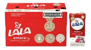 Leche Lala Entera 12 Pack 1 Litro C/u Em