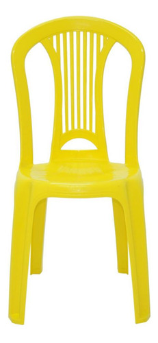 Silla básica de plástico amarillo - Bistrô Atlântida Tramontina