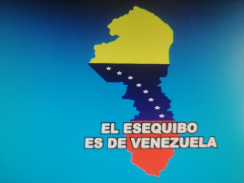 Calcomanía El Esequibo Es De Venezuela 