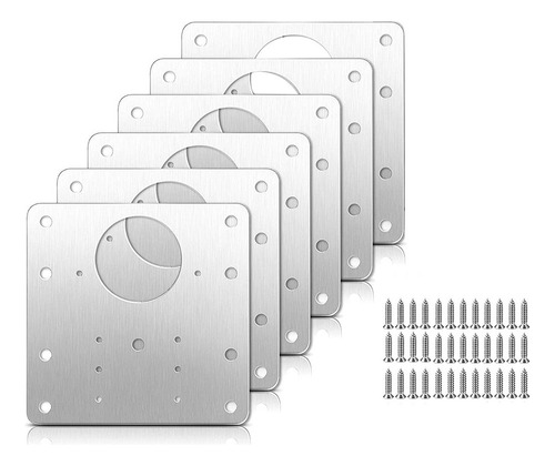 Kit De Placas De Reparación De Bisagras De Gabinete De 24 Pi