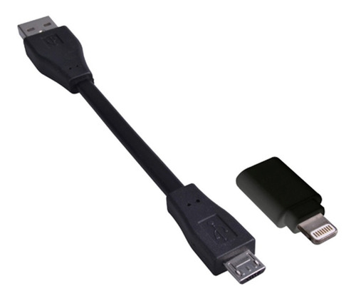 Cable Usb A Micro Usb + Adaptador Lightning · Avantree Cs08