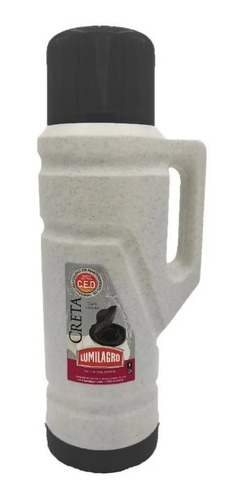 Termo Lumilagro Creta 1 Litro Con Pico Vertedor Gris