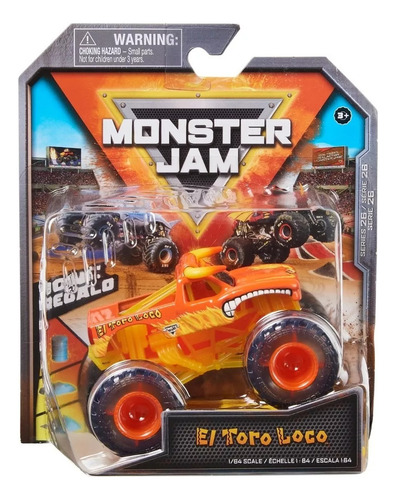 Imagen 3 de 4 de Monster Jam Toro Loco Vehiculos 1:64 Esc Playking