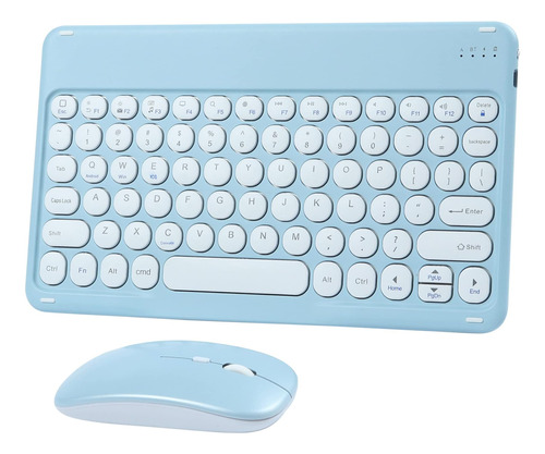 Combo Teclado Y Mouse Inalámbricos Bluetooth, Mini Máquina Y