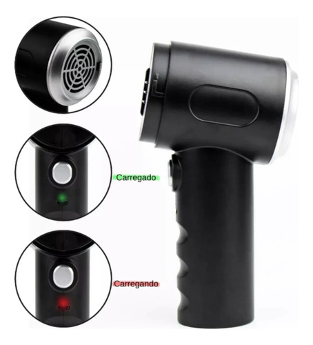 Aspirador De Pó 120w Com Função Sopradora Sem Fio