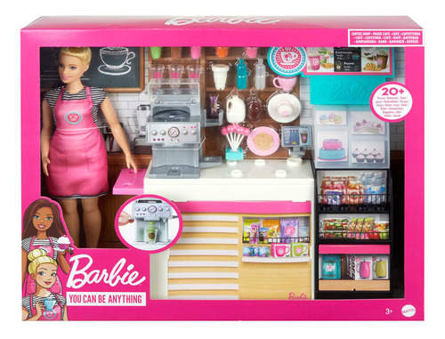 Muñeca Barbie Cafetería