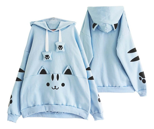 Buzo Nyan Nyan Sky /gatito /estilo Oversize / Unisex