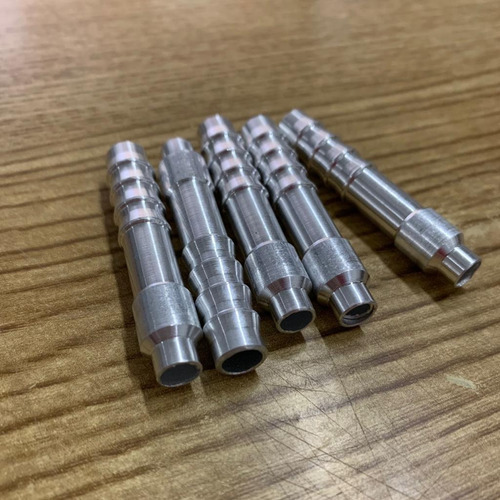 10 Cola De Rata Aluminio Conector Manguera Clima De Autos #8