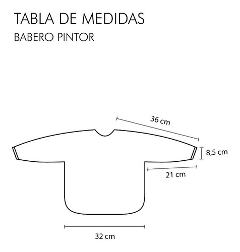 Babero Pintor Niños Güima Para Comer Y Jugar -constelaciones