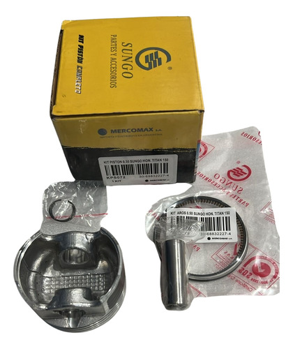 Kit Piston + Aro 0.5 Honda Titan 150 // Global Sales