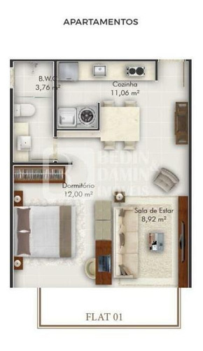 Imagem 10 de 15 de Infinity Tower Flat Excelente Localização - 00188