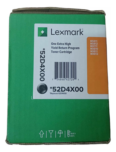 Toner Lexmark 52d4x00 524x Ms811 Ms812 Original