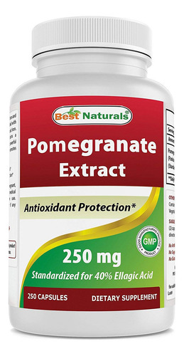 Suplemento Best Naturals: Extracto De Granada, 250 Mg, 250 C
