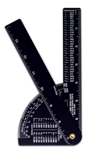 Calibre De Tuberia/calibrador De Diametro Y Regla - Fraccion