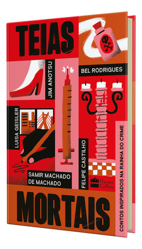 Teias Mortais, De Castilho, Felipe / Rodrigues, Bel / Machado De Macha. Editora Harpercollins, Capa Mole Em Português