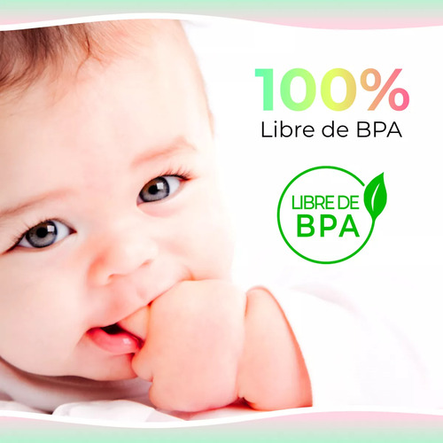 4 Pcs Chupón Ortodóntico Bebé Dibujos Animados