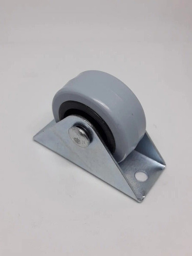 Imagen 4 de 6 de 4 Ruedas Fijas Camera 40mm Goma Gris Para Muebles