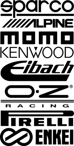 Calcos Para Autos Vidriera Tuning Sparco Nos Momo Camionetas