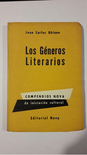 Los Generos Literarios  Ghiano Juan Carlos  L5