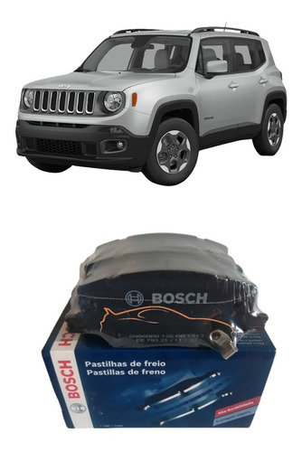 Pastilha De Freio Dianteira Jeep Renegade 2019 Marca Bosch