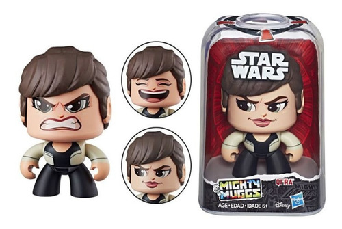 Mighty Muggs Star Wars Qi´ra 3 Gestos Diferentes Coleccion 