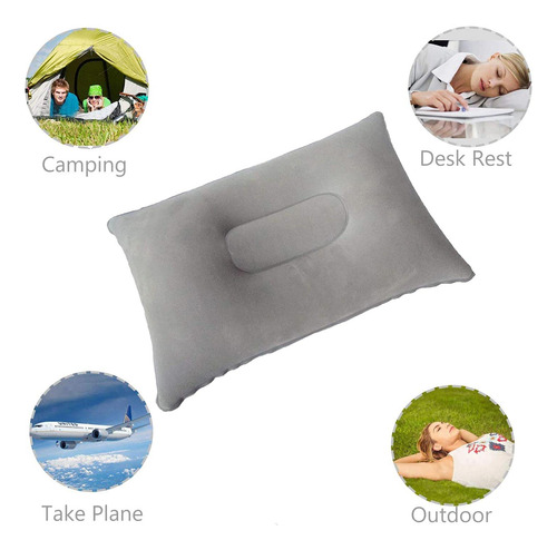 Almohadas Inflables Ultraligeras Para Camping Y Viajes