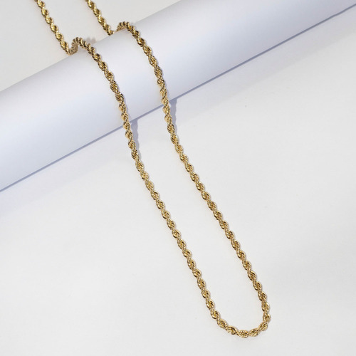 Cadena En Oro Laminado 18k Tipo Lasso 