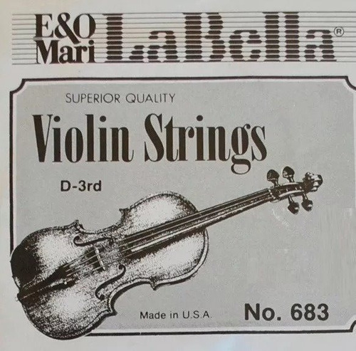 Cuerda Suelta Violin La Bella 683 Tercera Acero Usa