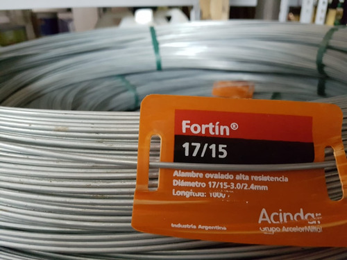 Alambre 17/15 Alta Resistencia Fortín® Acindar X 50 Mts