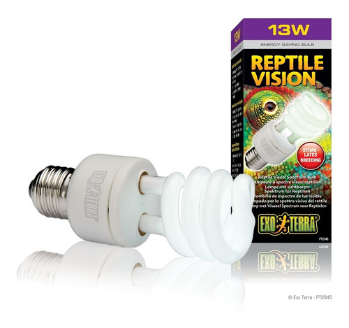 Ampolleta Luz Visible Uva 13w Reptile Vision Exo Terra