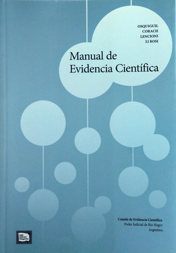 Manual De Evidencia Científica. Tomo I