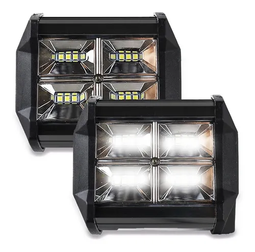 comprar Par Faros 12 Led Aux. Dually C\u002Festrobo Varios Colores 4x4