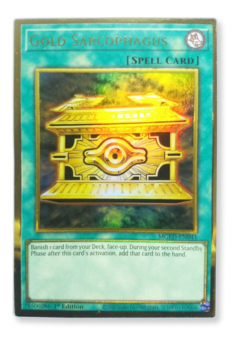 Yugi-oh! Gold Sarcophagus Mged-en041 Gold