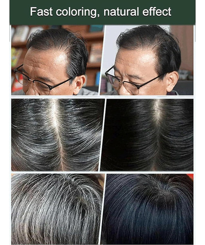 Tinte Natural Tratamiento Cubre Canas Vegetal Con Peine