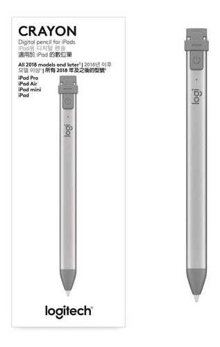 Imagen 8 de 8 de Lápiz Digital Logitech Crayon Para iPad Pro De 12,9 Pulgadas